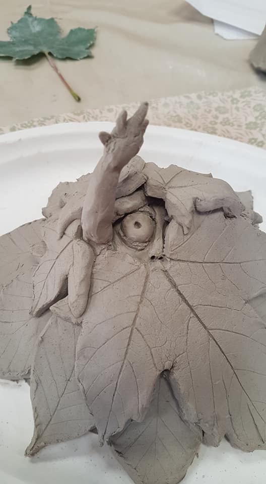 Green man clay
